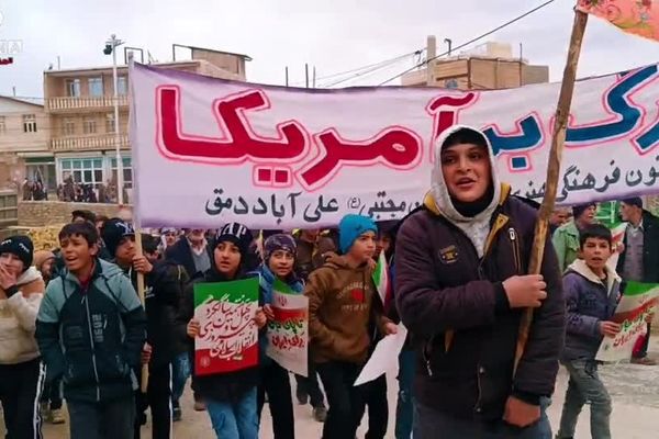 خروش بی‌نظیر مردم علی آباد دمق: نمایش اقتدار ملی 