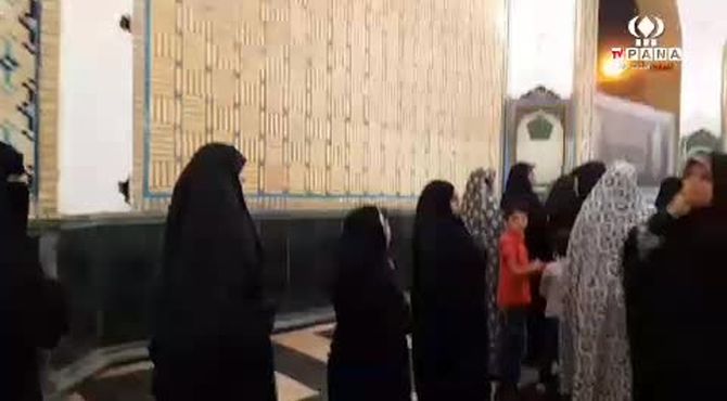 توفیق روز افزون زائران امام رضا علیه السلام در شب شهادت یازدهمین بوستان امامت و ولایت 