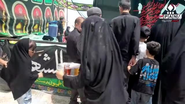 پیاده روی جاماندگان اربعین در امامزاده سید محمد اصفهان