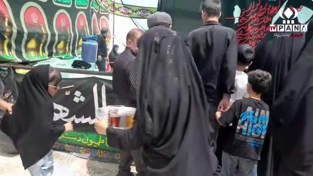 پیاده روی جاماندگان اربعین در امامزاده سید محمد اصفهان