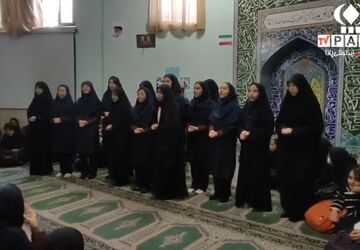 تقدیر از دانش‌آموزان دبیرستان حضرت معصومه س ناحیه دو شهرری به مناسبت روز دانش‌آموز