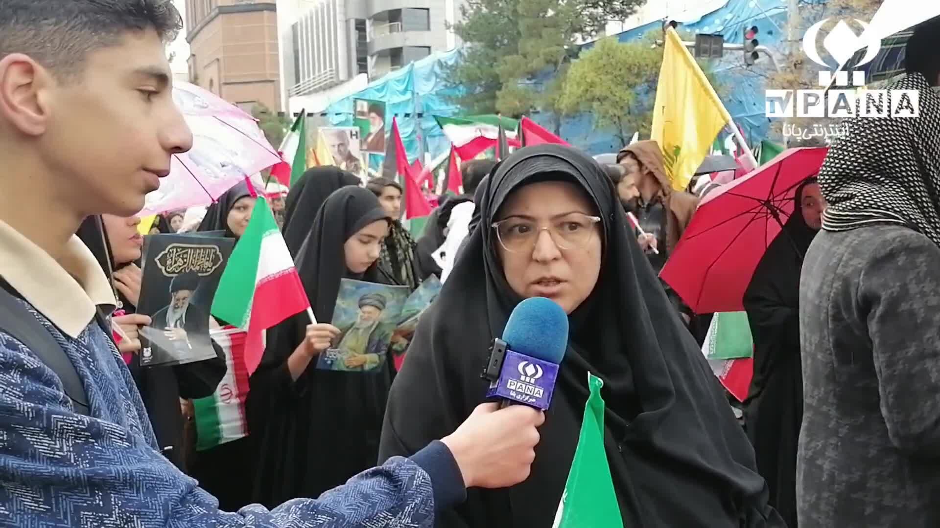 خروش مردم حق طلب در مقابل ظلم مستکبران زمان