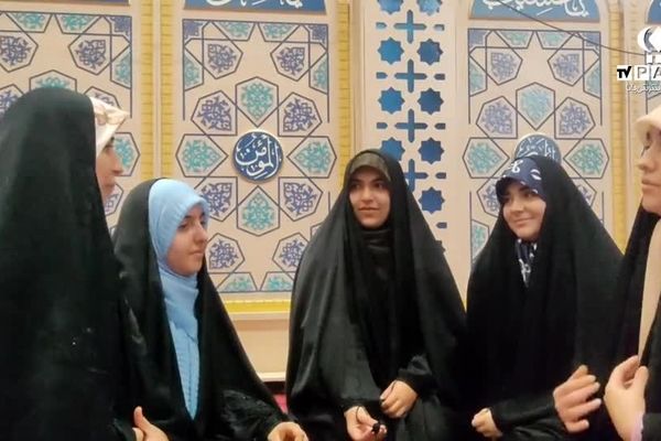 اعتکاف دانش‌آموزی دختران در مصلی المهدی بابلسر