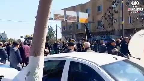 اجتماع مردم شهیدپرور شهرستان دامغان در پی شهادت آیت الله خامنه‌ای 