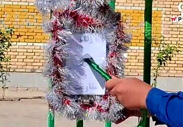 زنگ مهر و مقاومت در دبیرستان شهید فلاحتی طنین انداز شد