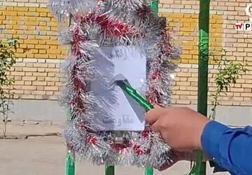زنگ مهر و مقاومت در دبیرستان شهید فلاحتی طنین انداز شد