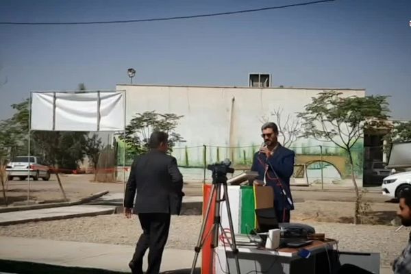افتتاح زمین چمن مصنوعی هنرستان کشاورزی شهید باهنر