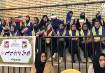 افتتاحیه مسابقات بین مدرسه ای جام اقتدار ایران با محوریت یادواره ۳۴ شهید دانش آموز شهرستان راز جرگلان 